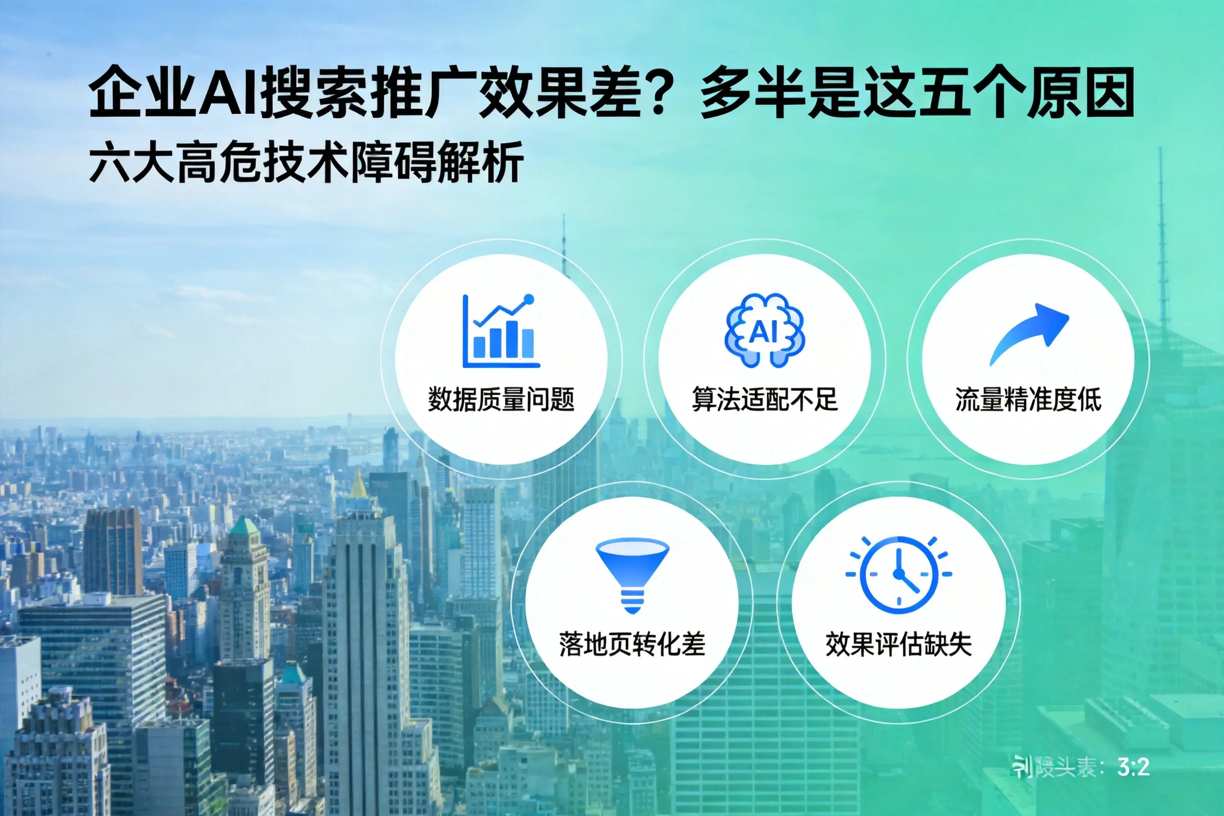 老边企业AI搜索推广效果差？多半是这五个原因